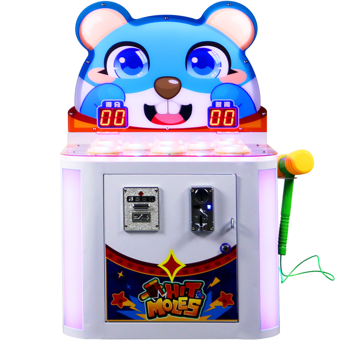 Suitable For All Ages Game Machine With Dirt - Resistant Dark Colors Easy To Maintain Game Machine With A Dreamy Blue Exterior Profit Making Whack A