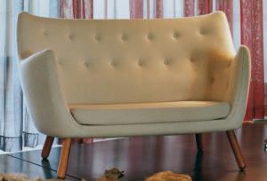 Quality modern home upholstered 2 seater chaise chair furniture wholesale