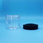 Food Grade Transparent Small Round Plastic Food Storage Jar Plastic Screw Top