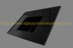 Testing center black color epoxy undermount sink corrosion resistance