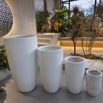 Indoor Hotel Fiber Clay Planter