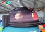 5m Diameter Inflatable Planetarium Black Projection Dome Tent For Science