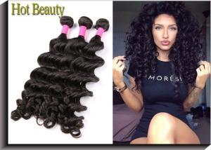 Quality GZ Hot Beauty Grade 6A Virgin Hair , Brazilian Human Hair Weave wholesale