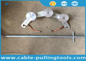 Quality Aluminum Alloy SHL75D Hook Grounding Pulley Block , 6-38mm Conductor Wire wholesale