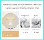 Oem Reduce Wrinkle Acne Silicone Led Light Therapy Mask For Beauty Spa