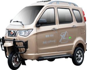 Quality China200cc Luxury Vacuum Truck Luoyang Closed Cabin 3 Wheel CarTuc Tuc Scooter Passenger Tricycle Petrol Type wholesale
