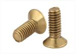 DIN Standard Copper Investment Casting Parts Copper Plated Screws Non Ferrous