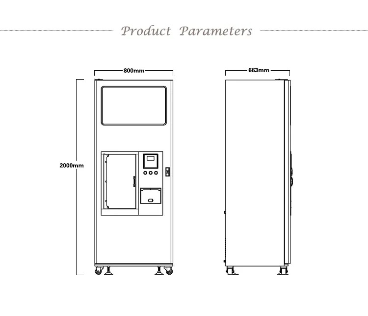 Reverse Osmosis Drinking Water Vending Machine Coin Operated With 9 Stages Filtration