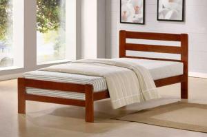 Quality modern single bed pine wood wholesale