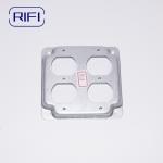 4" x 4" Raised Steel Box Cover RS8 Surface Mount Cover for Two Duplex Receptacle