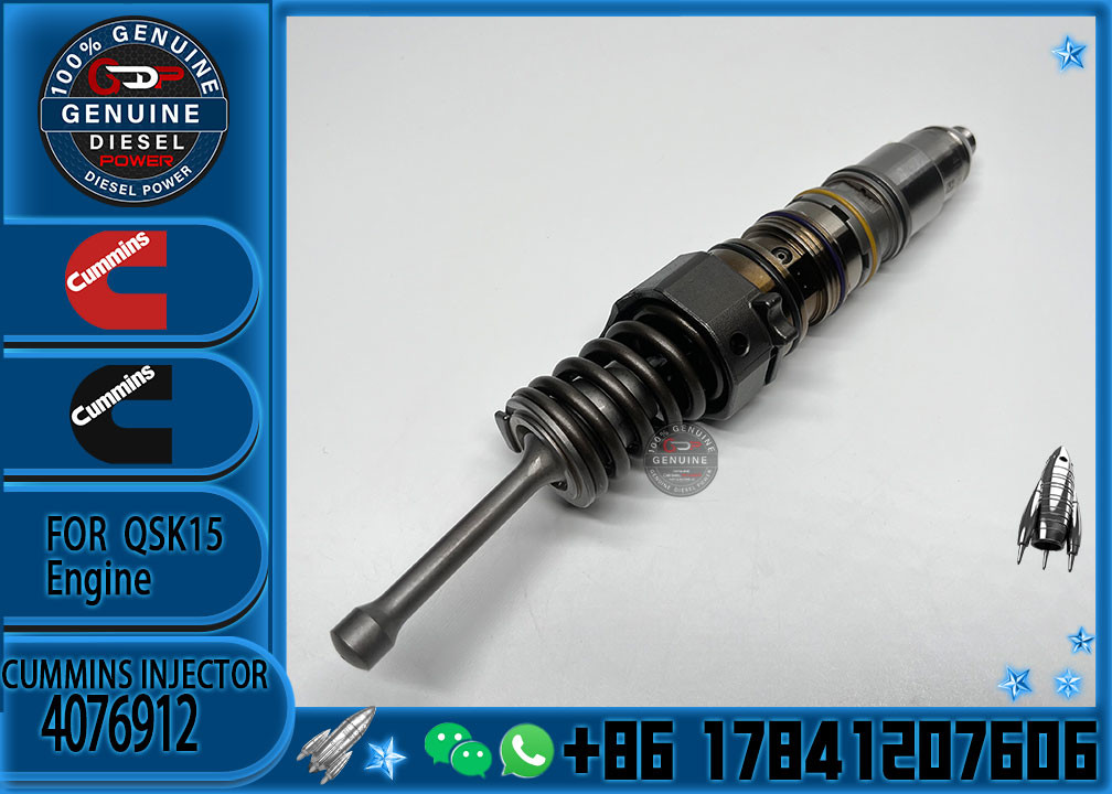 Diesel Fuel Injector 4076912 for Cummins QSX15 Engine