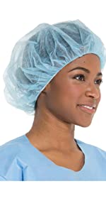 Bouffant Cap Blue 24&amp;amp;amp;#34;