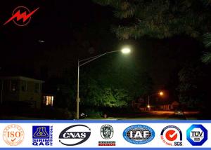 Quality Hot Dip Galvanized Street Light Poles With Color Polyester Power Coating wholesale