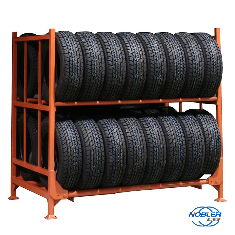 Warehouse Tyre Racking Tire Storage Rack Collapsible