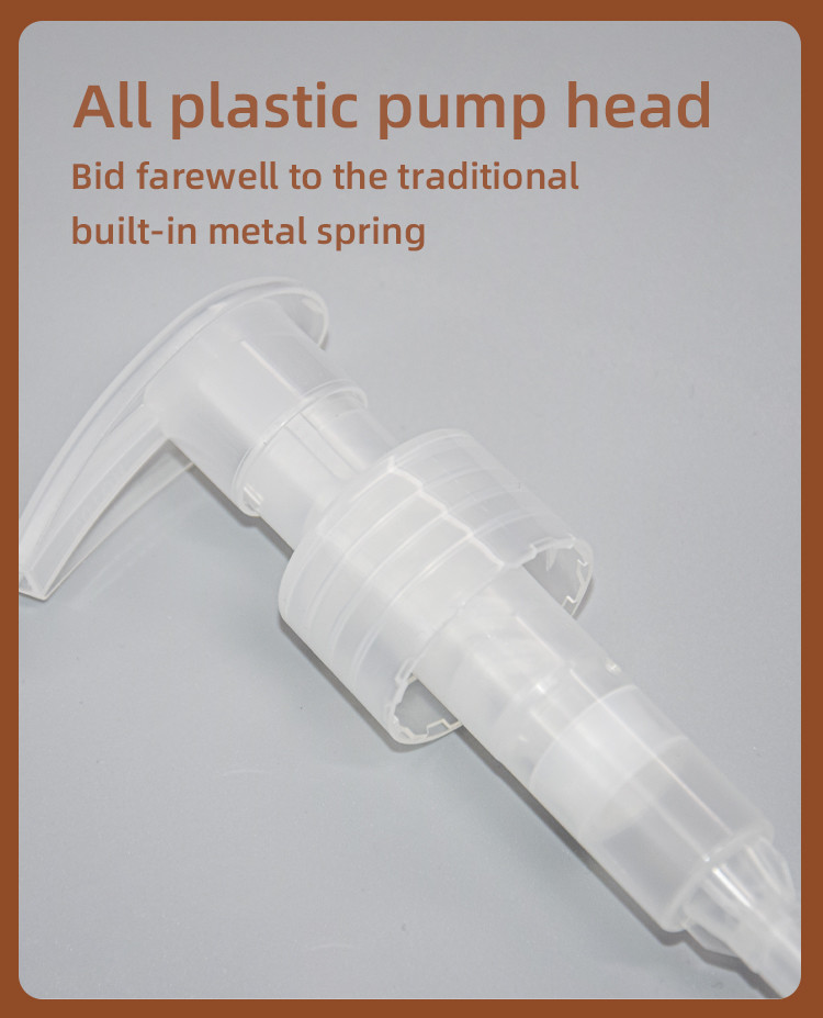 Mono PET Plastic Lotion Dispenser Bottle 150ml 300ml 400ml 500ml