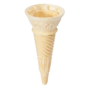 Quality 110 Mm Length Small Flavored Wafer Cone / Sugar Ice Cream Cone wholesale