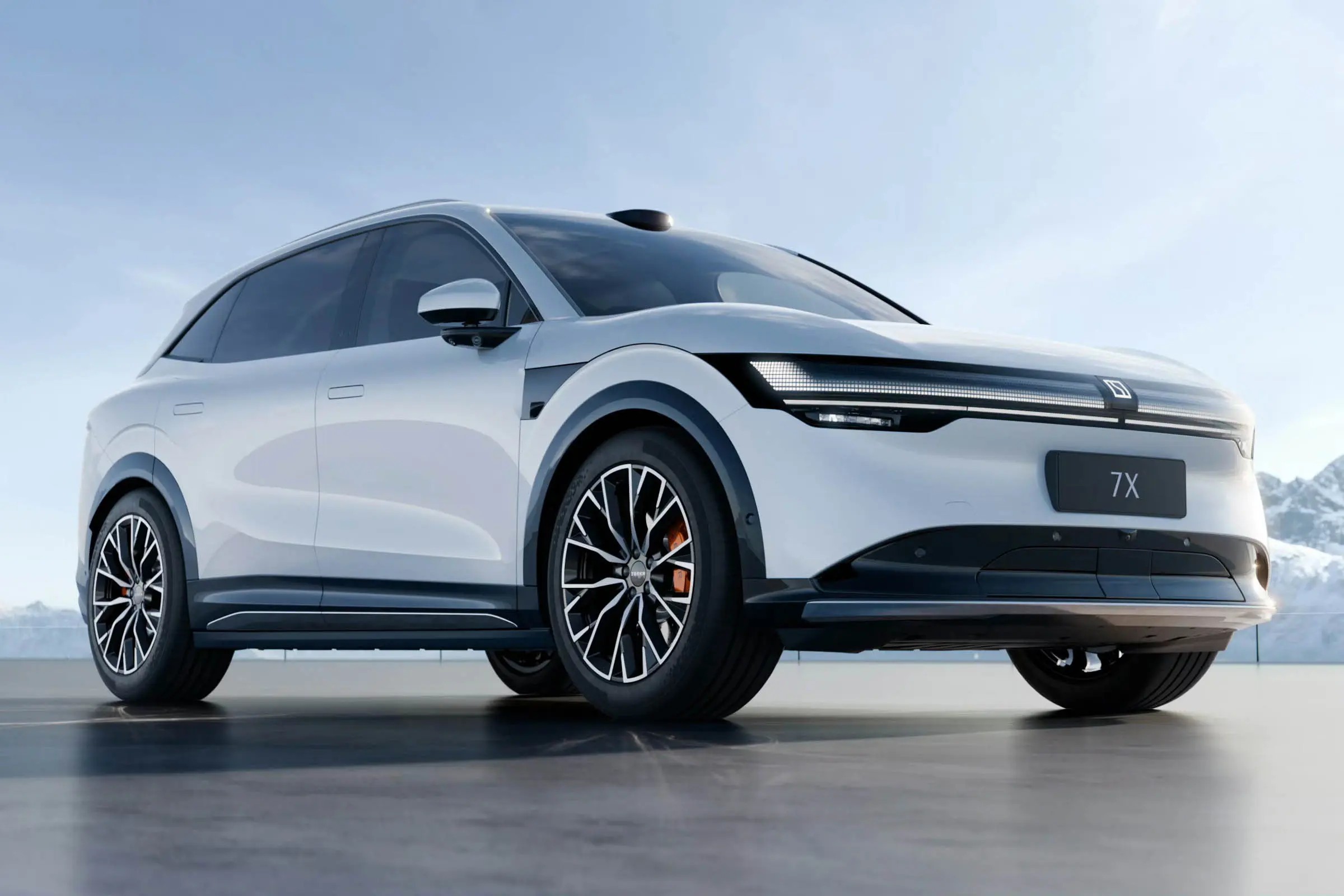 Zeekr 7X 2024 2025 4WD Pure Electric Long Range SUV 210km/H High Speed Left New Model Zeekr 7X New Car