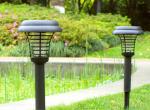 Outdoor Solar Anti-Mosquito Lamp Two Lawn Lights With Purple And White Light