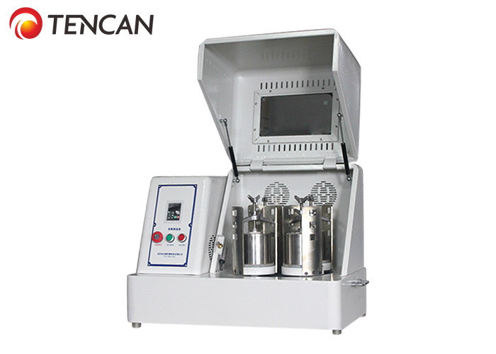 White Square 4L Vertical Laboratory Ball Mill Machine 670rpm Nano Powder