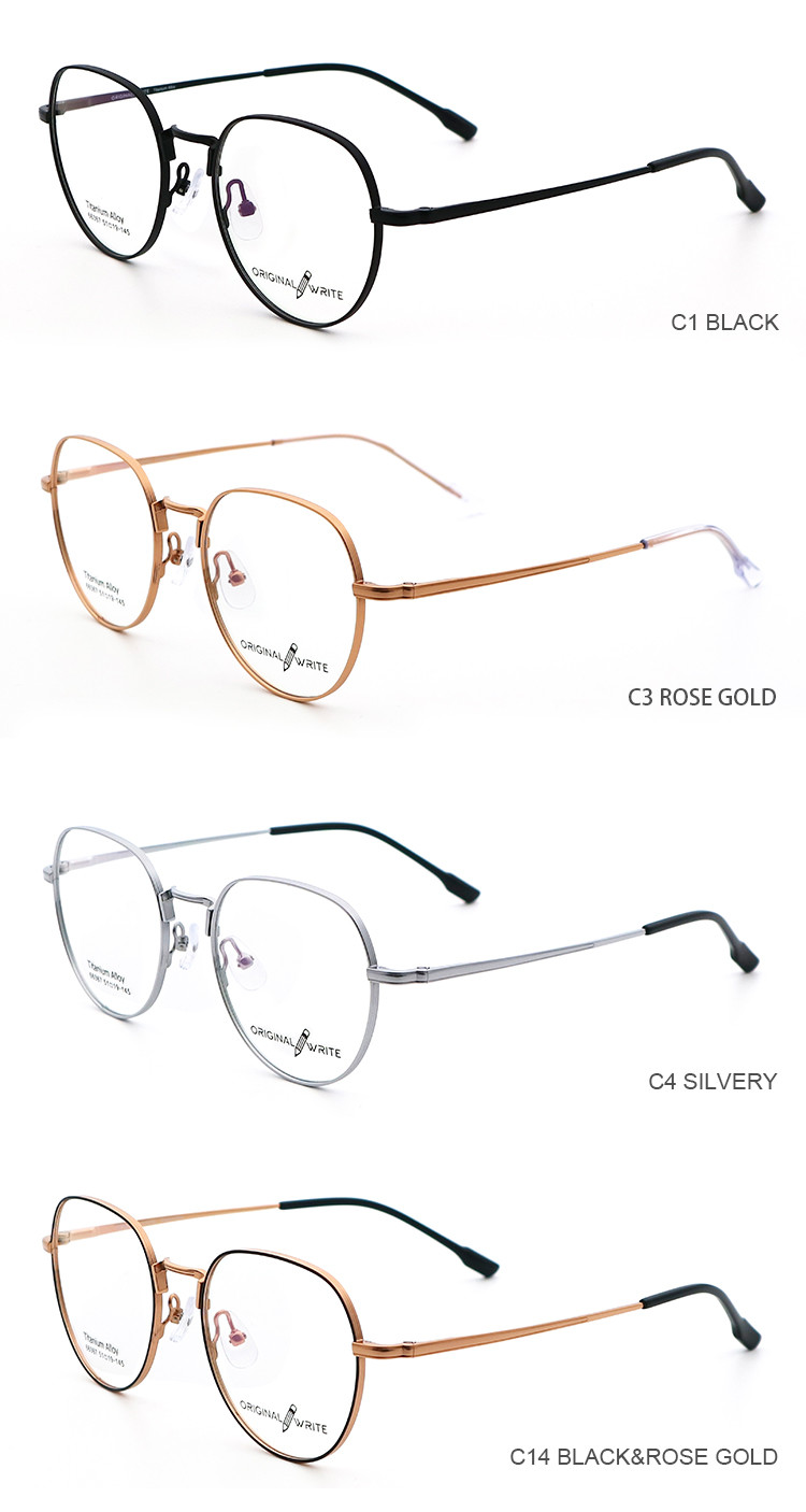 Various Colors Portability Β Titanium Optical Frame Glasses 66367