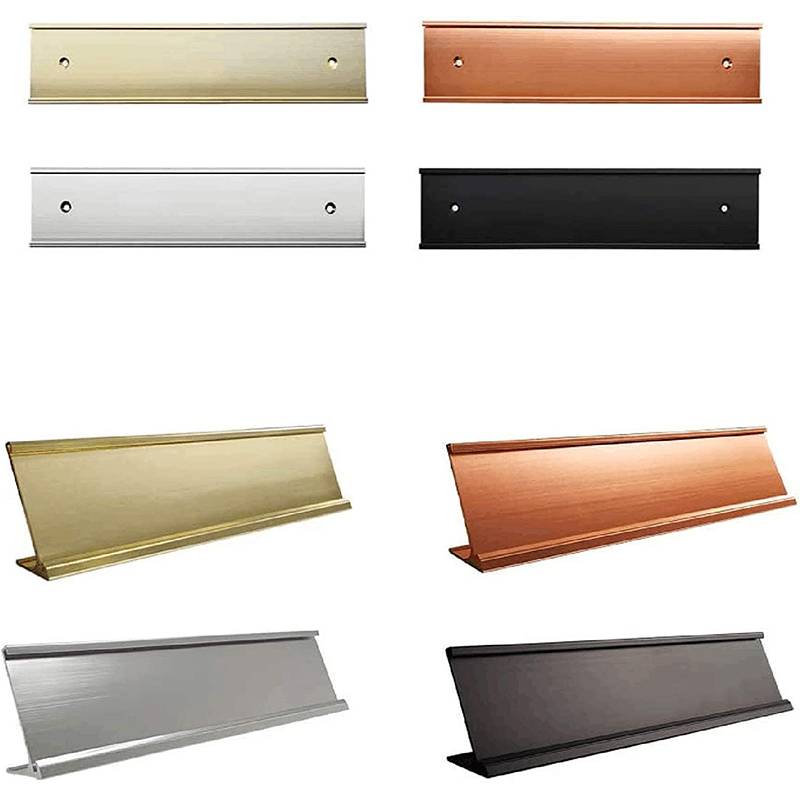 Aluminum Wall Mounted Name Plate Holder
