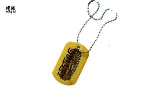 Quality Heavy Duty Oval Brass Dog Id Tags Identity Discs For Dogs OEM / ODM wholesale