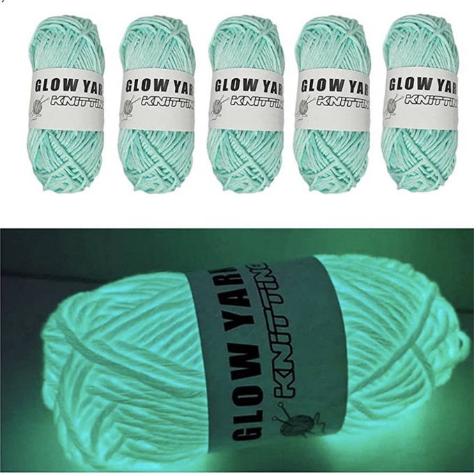 100 Meters Luminous Yarn Glow In The Dark Yarn Knitting Crocheting