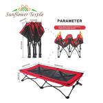 Outdoor Trampoline Steel Framed Elevated Pet Dog Bed 120x61x25cm