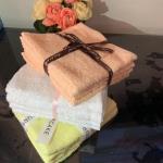 Coloured Cotton Ribbon Towel Gift Sets