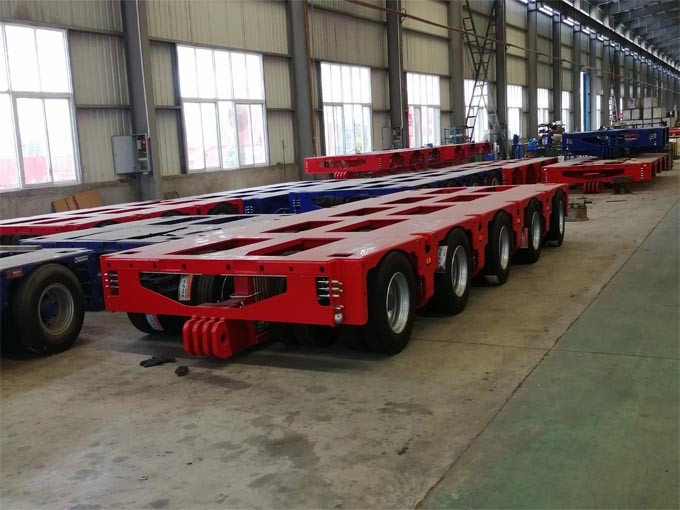 hydraulic multi axle trailer