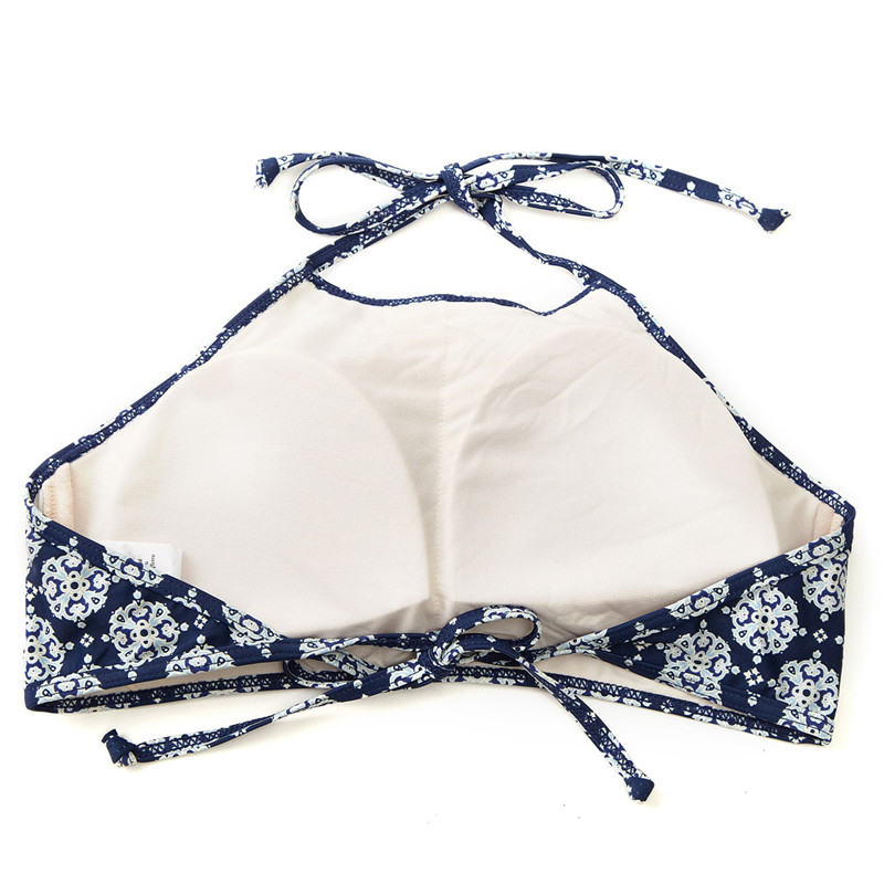 Shoulder Strap Polyester Swim Suit Sleeveless Printed Solid Swimwear Summer Beach