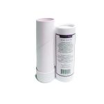 Ultralight White Cardboard Tube Packaging , Biodegradable Round Paper Tube