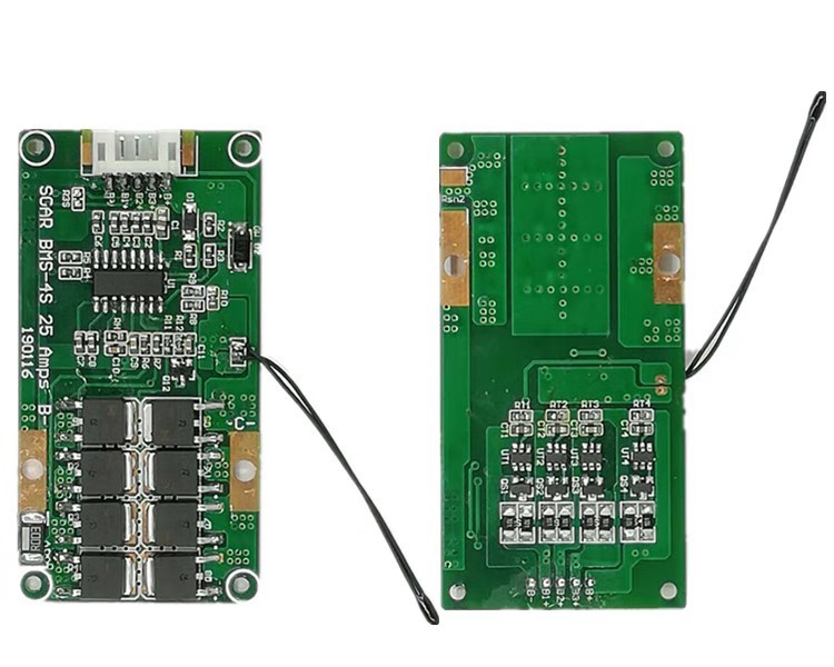 Common Port 4S 10A BMS 14.8V With Temperature Control 66×34mm size