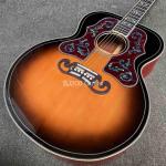 Custom GB style SJ200 Cocobolo Double Pickguard Acoustic Guitar
