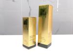 Glossy Lamination box packaging skincare , Embossing Coated Paper Box