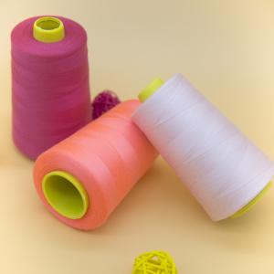 Quality Spun Polyester Sewing Thread 40/2 High Tenacity Chemical Resistance wholesale
