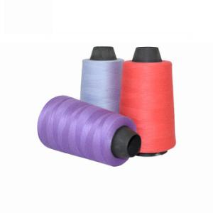 Quality 20/2 Spun Polyester Sewing Thread , Bulk Sewing Thread Customized Color wholesale