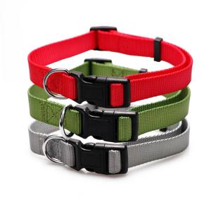 Quality Wide Adjustable Pink Reflective Dog Collar Lightweight Personalised Dog Harness wholesale