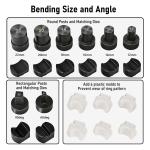 Multi Functional round Jewelry Ring Bender With Nylon Dies