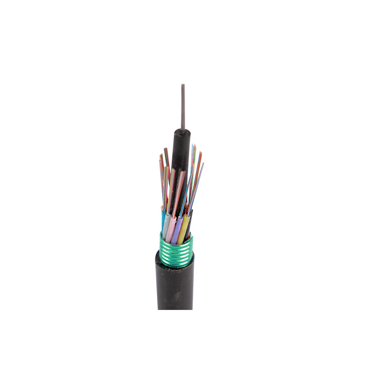 Outdoor GYTS G652D Single Mode Armoured Fiber Optic Cable 2 48 72 96 144 288 Core