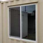 White Anodised Aluminium Sliding Windows Sound Insulation