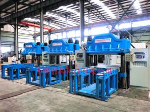 Quality 4 Columns Rubber Hydraulic Compression Moulding Press 2000x2000mm Heating Plate wholesale
