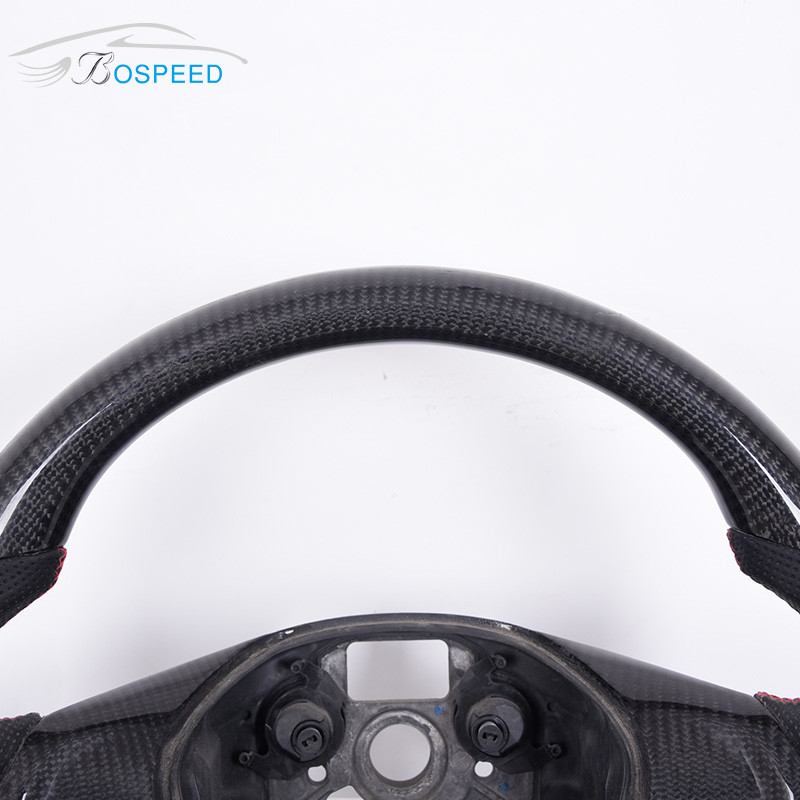 100 Percent Real 3K Volkswagen Carbon Fiber Steering Wheel Customized