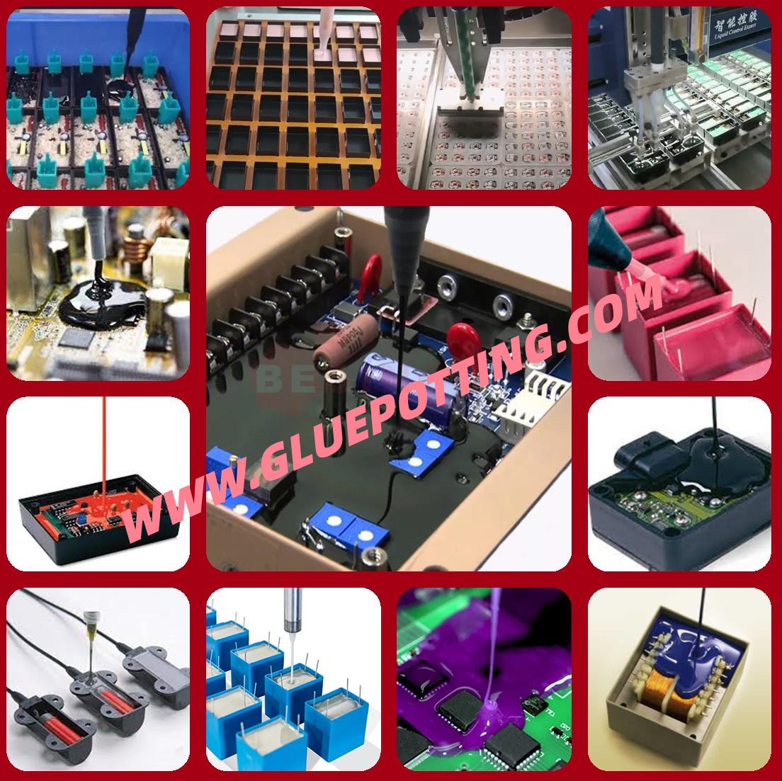 Versatile 600x400x100mm CNC 3 Axis Electric Adhesive Filling Machine for Electronics