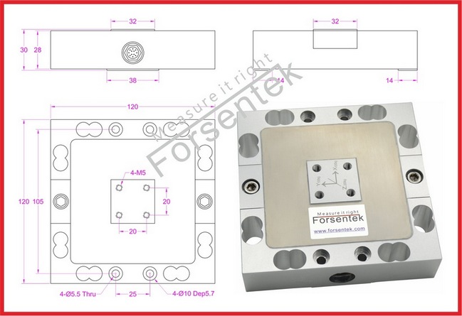 3 dimensional load cell