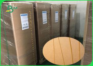Quality Uncoated Unbleached Kraft Board 150 - 450GSM Great Stiffness SGS Standard wholesale