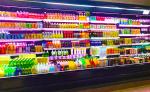 R134a SS 304 201 Commercial Display Freezer For Beverage