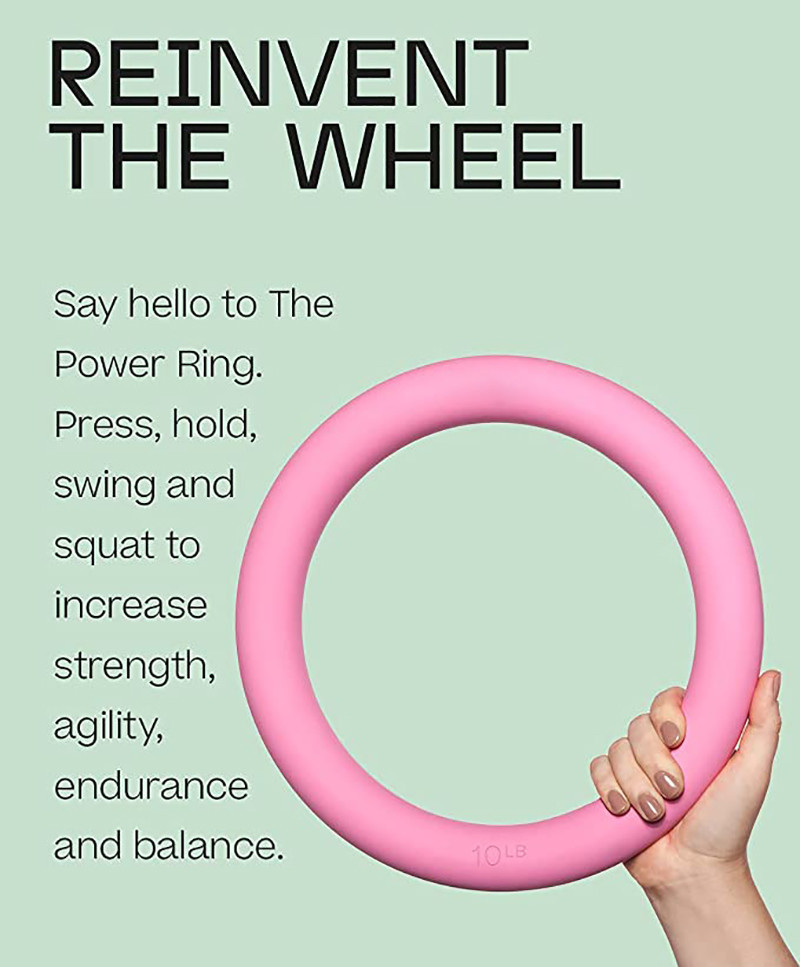 Unisex 10LB Weighted Yoga Pilates Ring 12" Diameter Custom Color