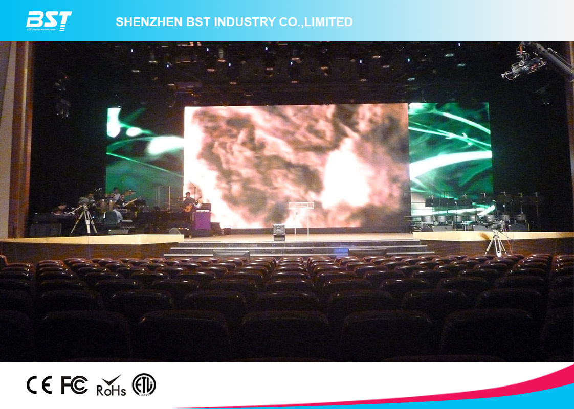 Aluminum Alloy / Steel Giant P4 SMD2121 indoor Advertising LED Screen For Airport