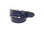 Luxury And Elegant Top Grain Mens Casual Leather Belt 38mm Gunmetal Brushed